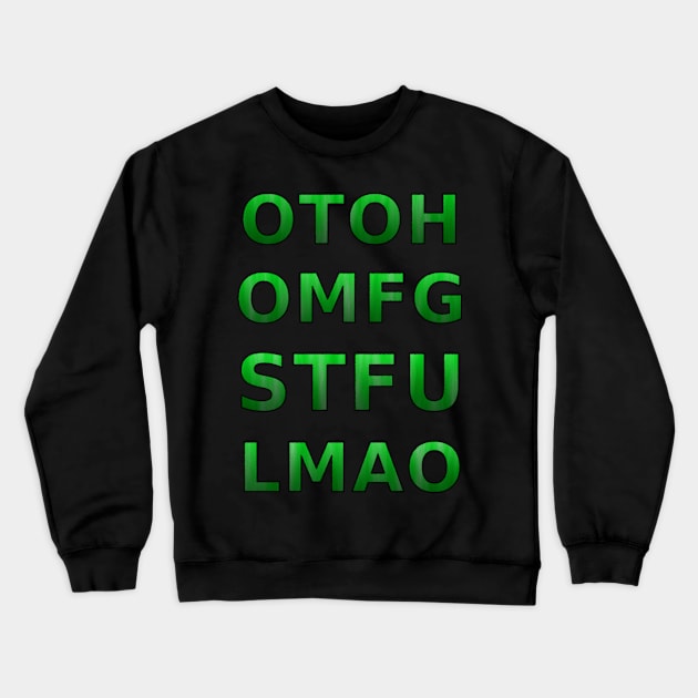 OTOH OMFG STFU LMAO Crewneck Sweatshirt by SolarCross